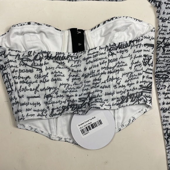 Princess scripted corset top Bustier and Shrug Set - Picture 5 of 8